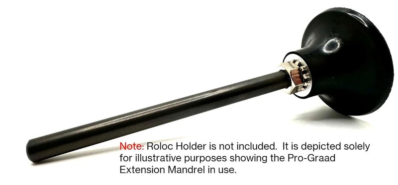 Pro-Grade EM-144 4” Extension Shank for Quick Change Disc Pad Holders & Bore Polishers, 1/4" Shank Mandrel x 4" Overall Length, 1/4"-20 Thread Size, Compatible with Roloc, Roll Lock, TR, TS Holders - Image 5